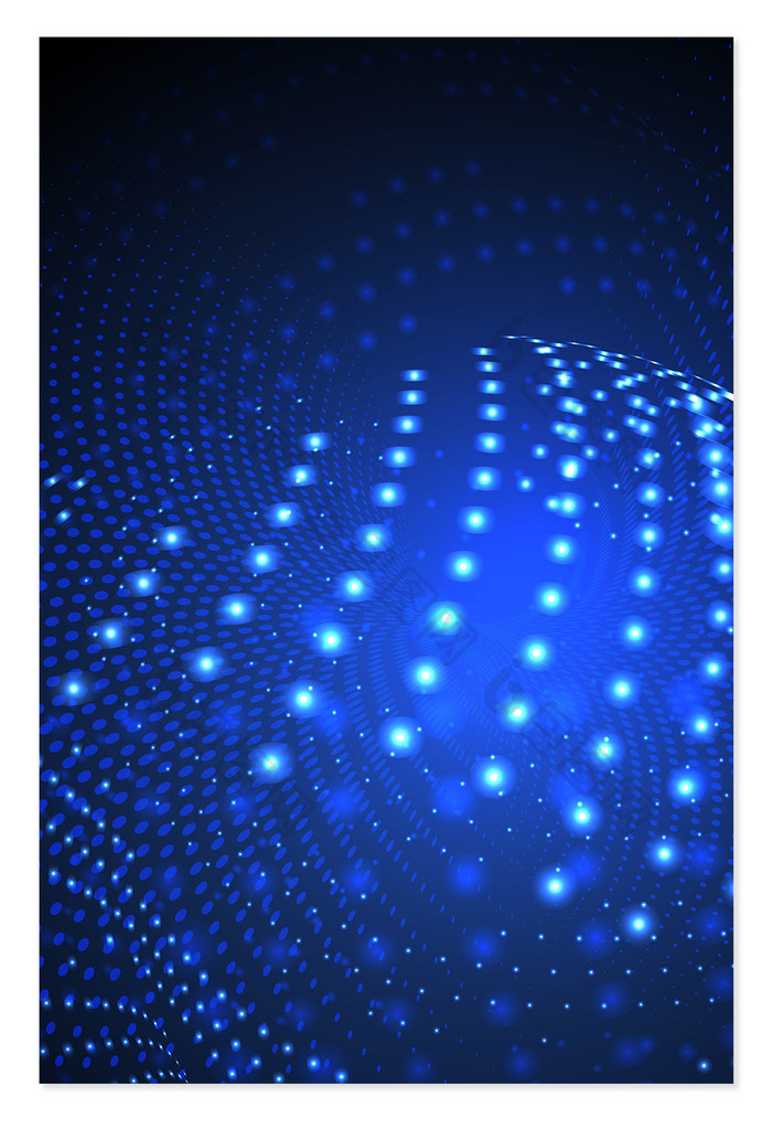 唯美大氣藍色科技光線 商務海報背景的視覺藝術(shù)