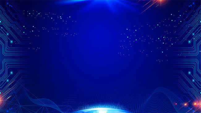 藍色科技展板 引領(lǐng)未來的視覺體驗